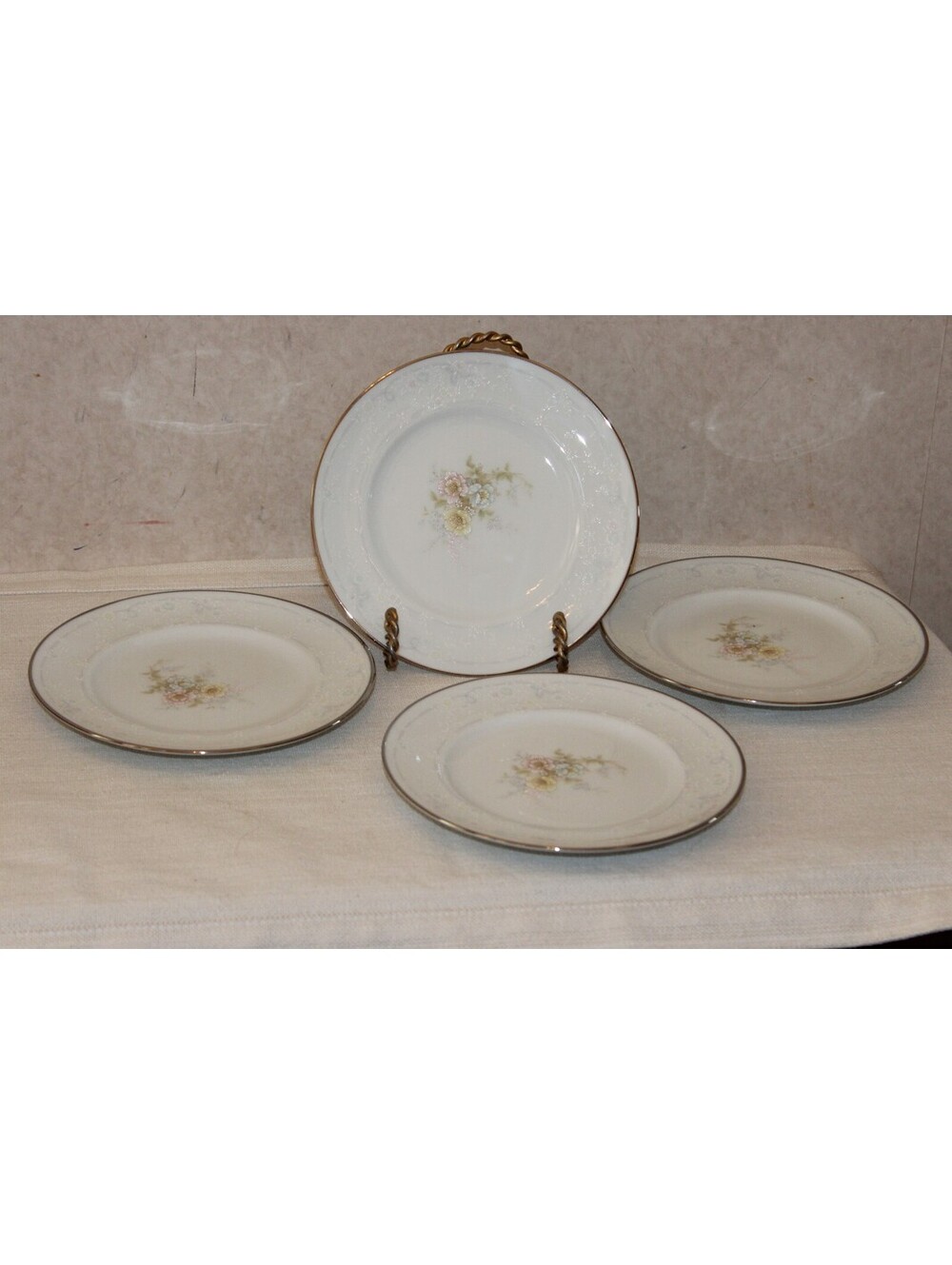 Vintage Noritake Anticipation Bread and Butter Plates - Set of 4